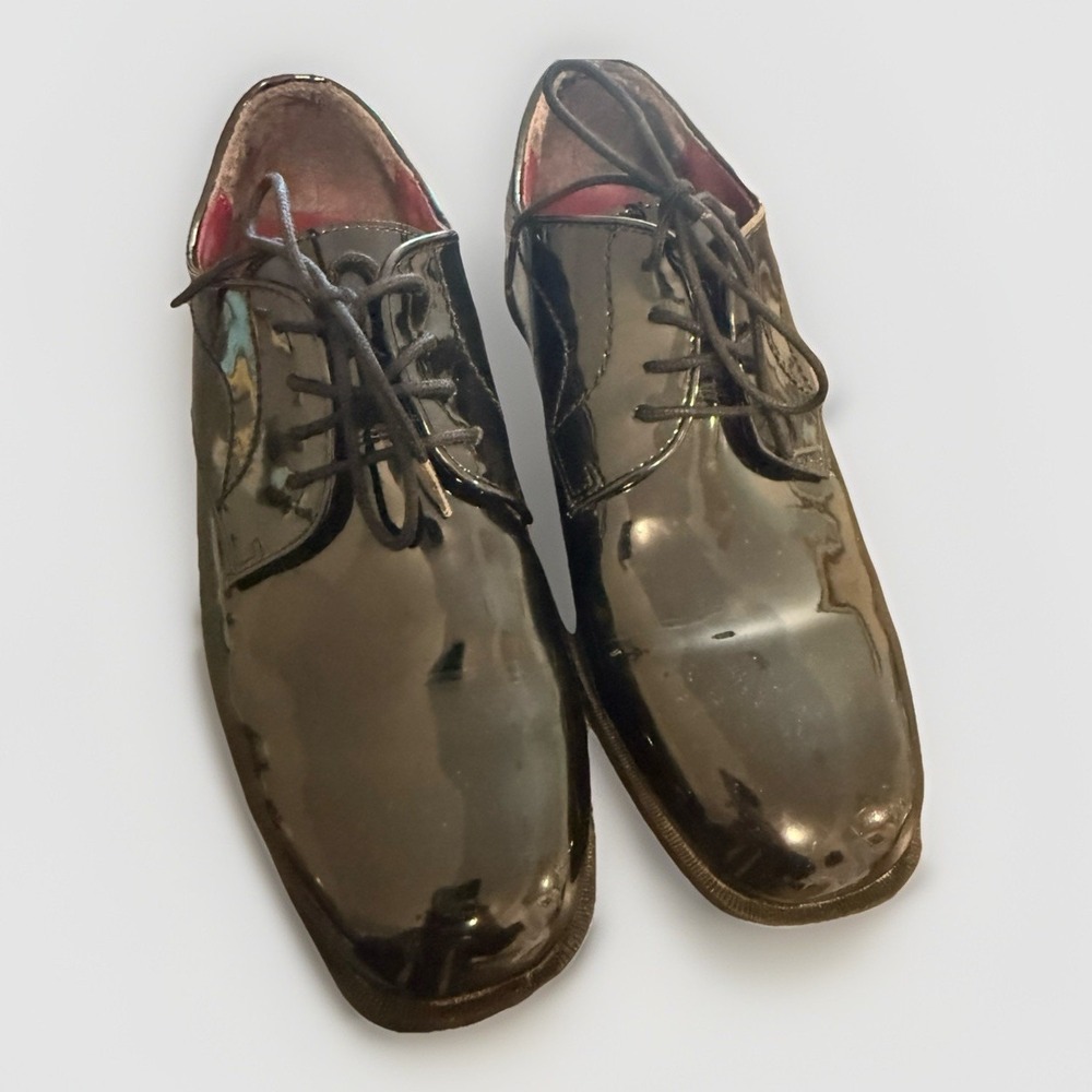 Classic Formal Oxford Men's Shoes Size 9.0 M, Black Patent